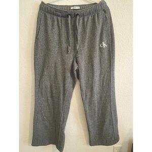 Calvin Klein Women's Sz M Dark Gray Sleepwear Jogger Pants w/ CK Logo #15